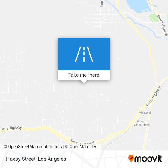 Mapa de Haxby Street