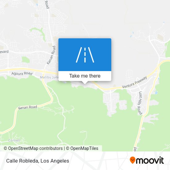 Mapa de Calle Robleda