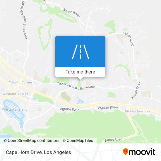 Cape Horn Drive map