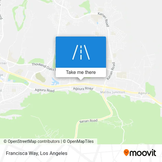 Francisca Way map