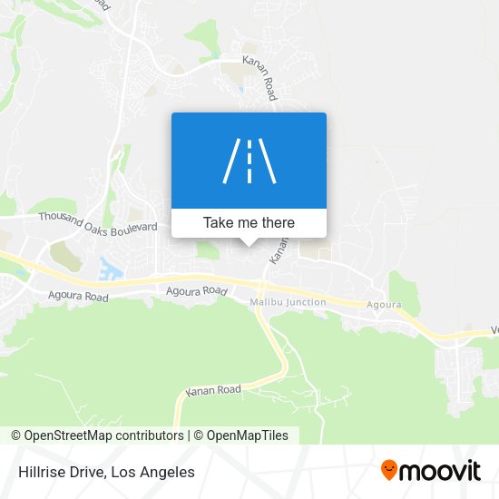 Mapa de Hillrise Drive