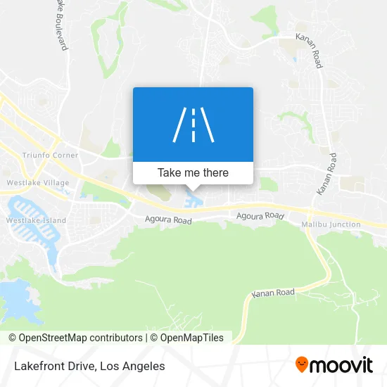 Lakefront Drive map