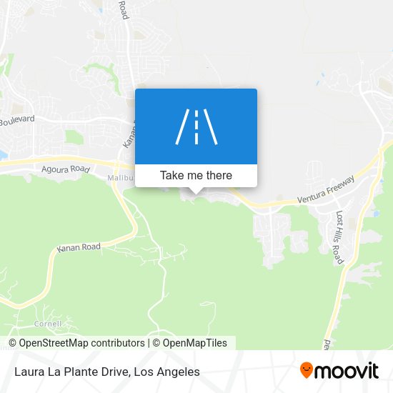 Mapa de Laura La Plante Drive