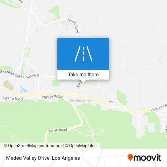 Medea Valley Drive map