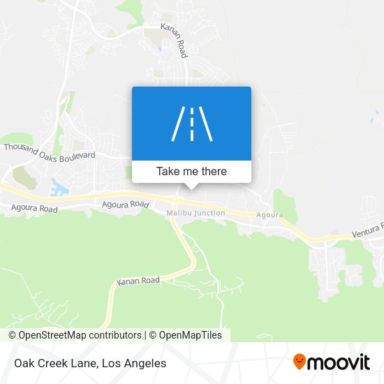 Mapa de Oak Creek Lane