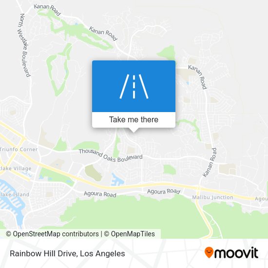 Rainbow Hill Drive map