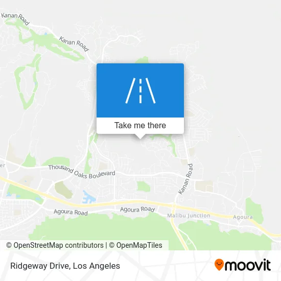 Ridgeway Drive map