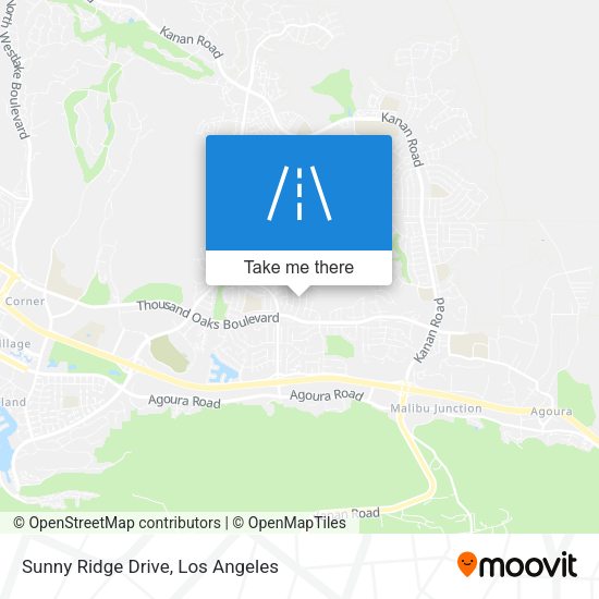 Sunny Ridge Drive map
