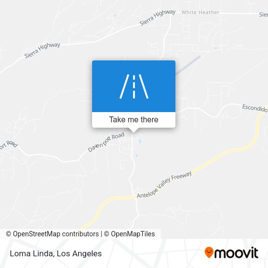 Loma Linda map