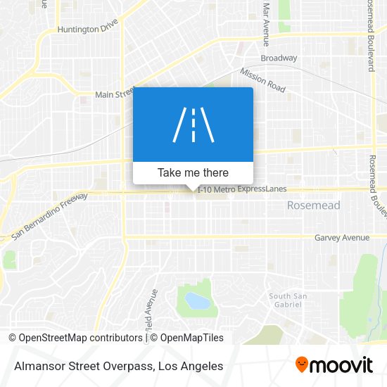 Almansor Street Overpass map