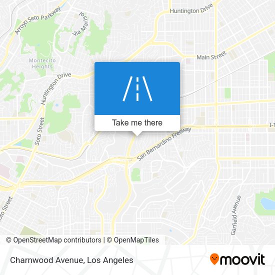 Mapa de Charnwood Avenue