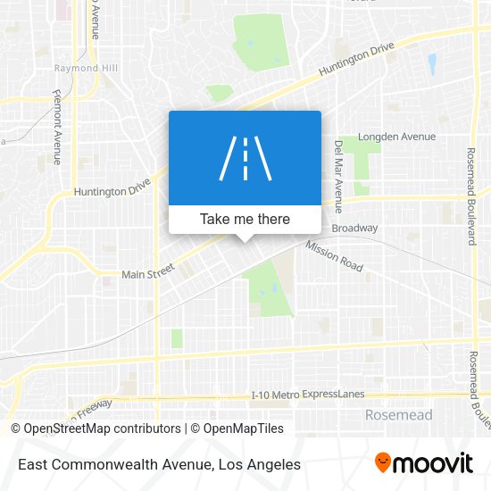Mapa de East Commonwealth Avenue