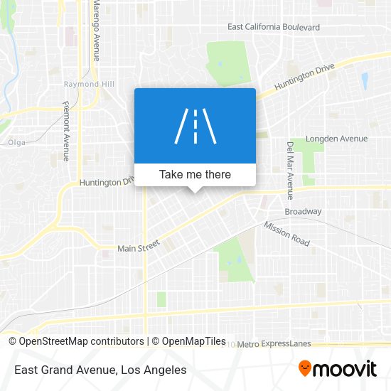 Mapa de East Grand Avenue