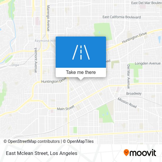 Mapa de East Mclean Street