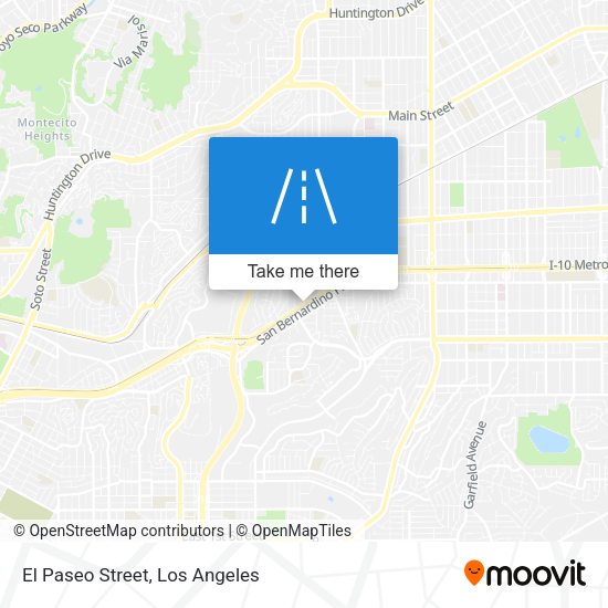 El Paseo Street map