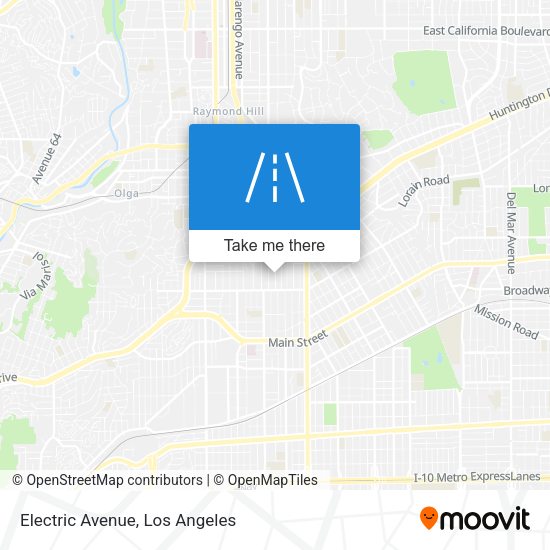 Mapa de Electric Avenue