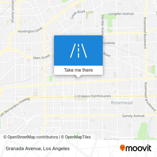 Mapa de Granada Avenue