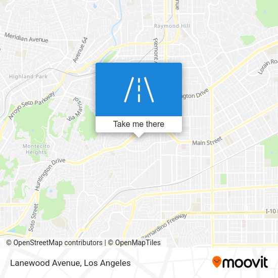 Mapa de Lanewood Avenue