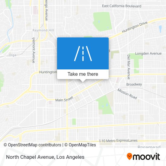 Mapa de North Chapel Avenue