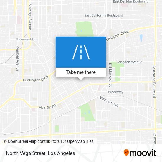 Mapa de North Vega Street