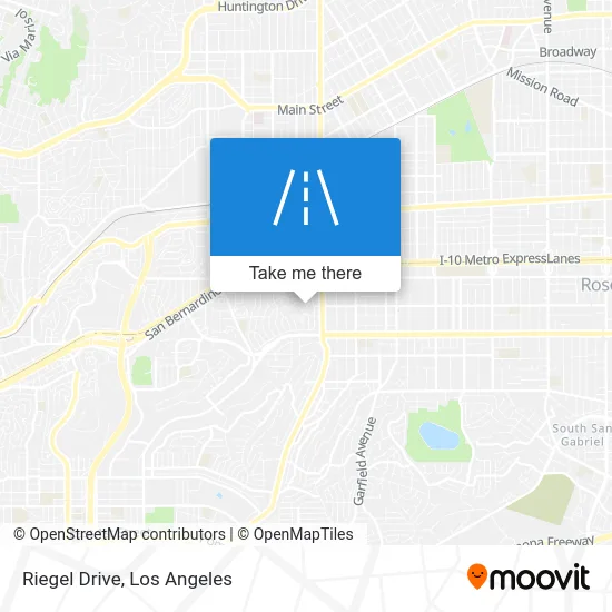 Riegel Drive map