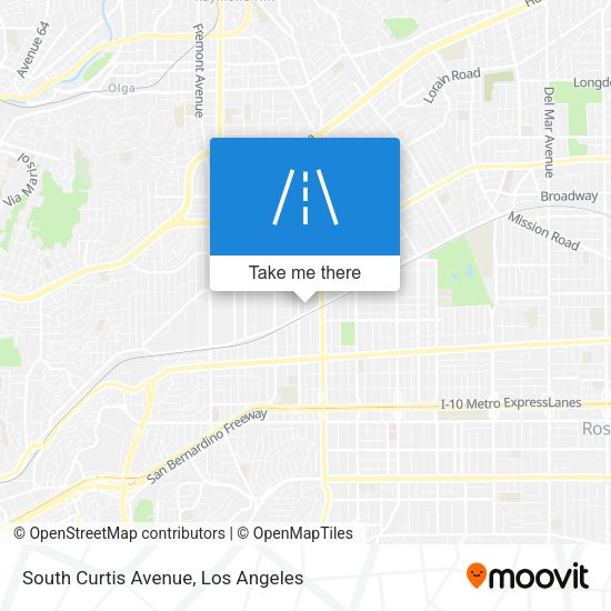 Mapa de South Curtis Avenue