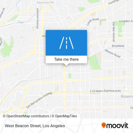 Mapa de West Beacon Street