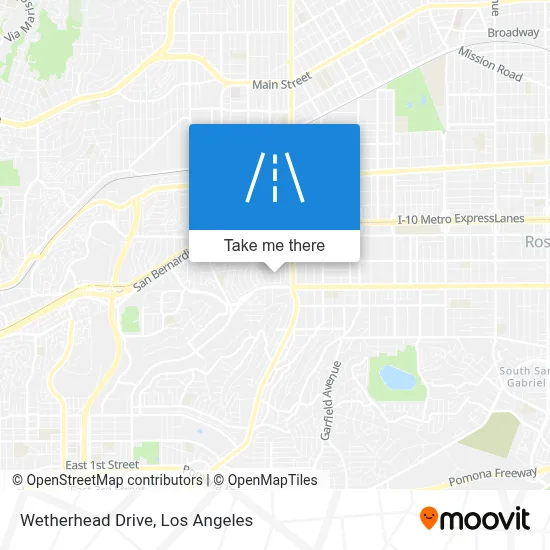 Wetherhead Drive map