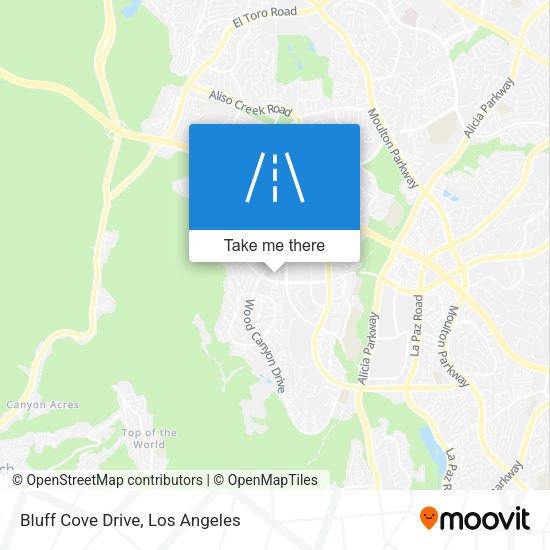 Bluff Cove Drive map