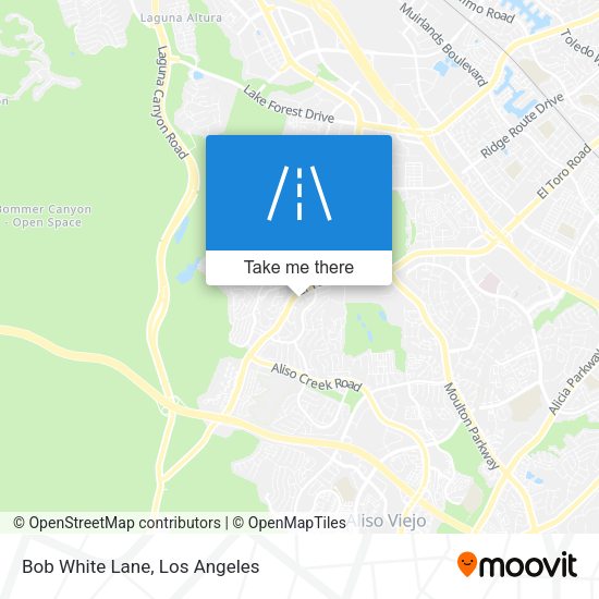Mapa de Bob White Lane