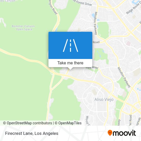 Mapa de Firecrest Lane