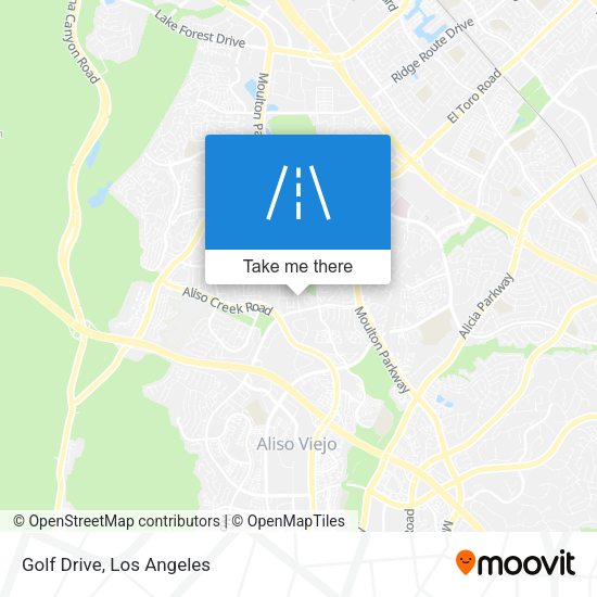 Mapa de Golf Drive