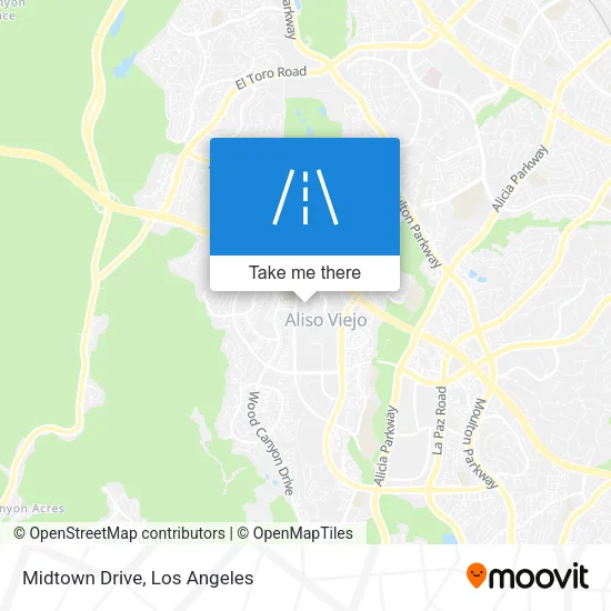 Midtown Drive map