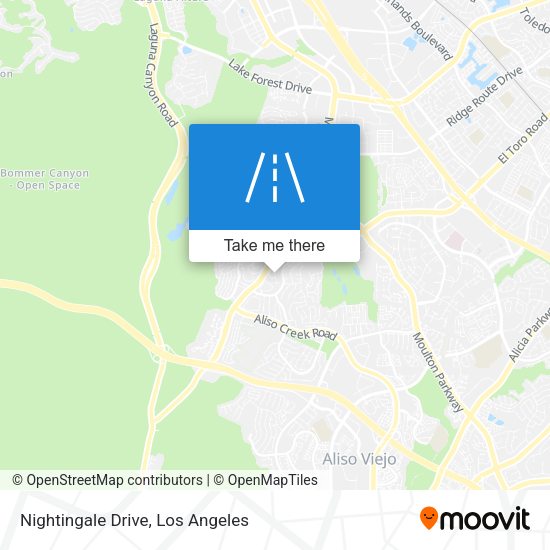 Nightingale Drive map