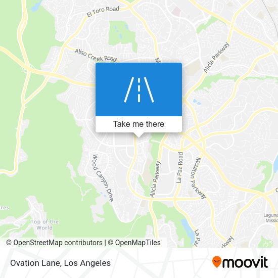 Mapa de Ovation Lane