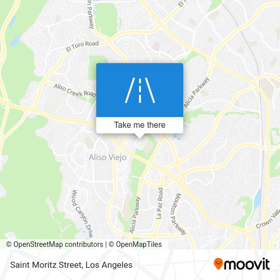 Mapa de Saint Moritz Street
