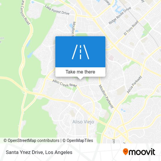 Santa Ynez Drive map