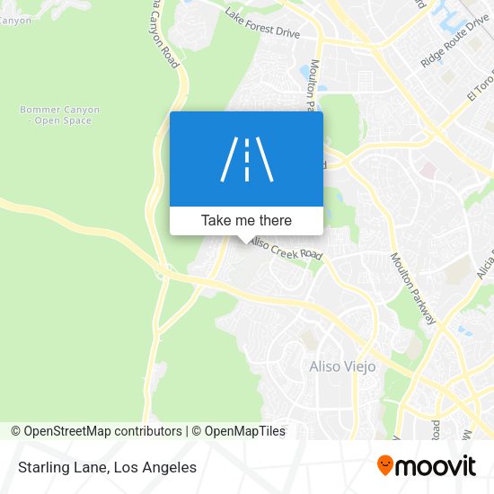Mapa de Starling Lane