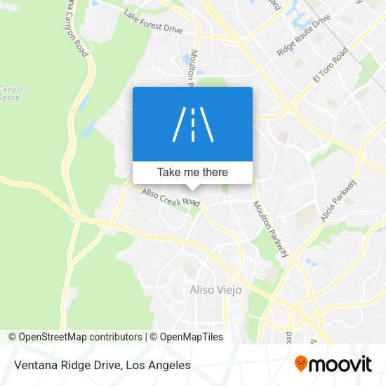 Ventana Ridge Drive map