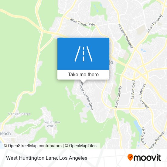 Mapa de West Huntington Lane