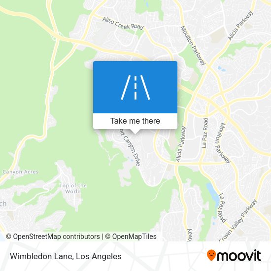 Mapa de Wimbledon Lane
