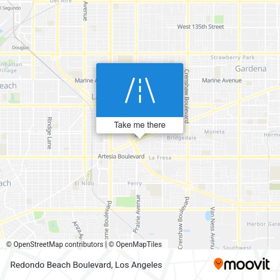 Mapa de Redondo Beach Boulevard