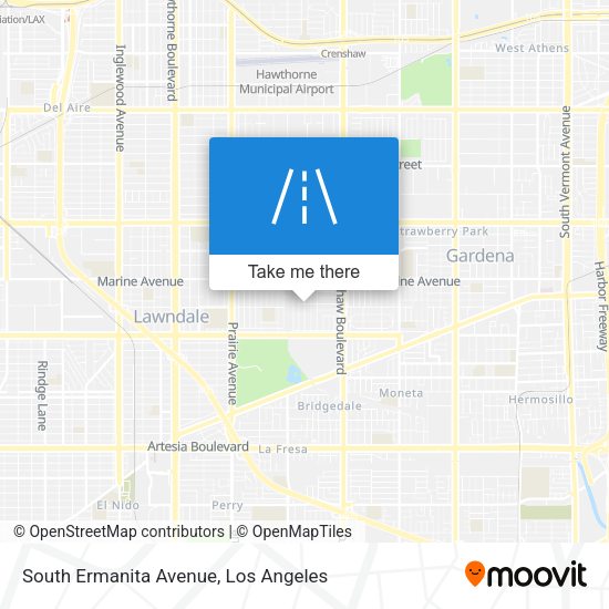 Mapa de South Ermanita Avenue