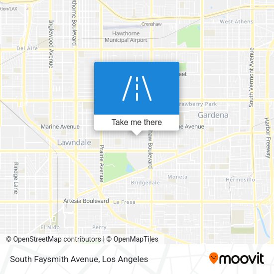 Mapa de South Faysmith Avenue