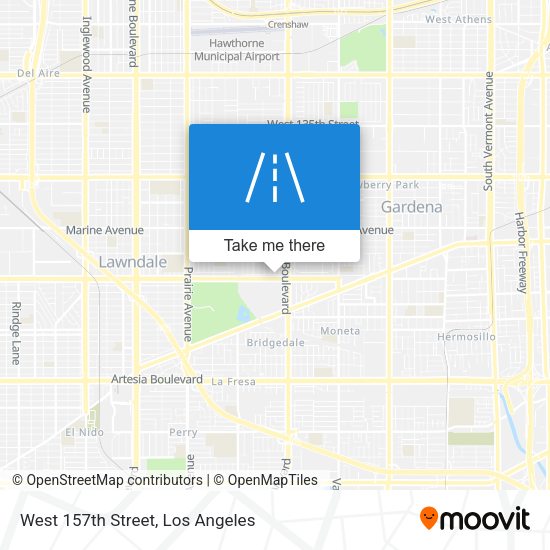 West 157th Street map