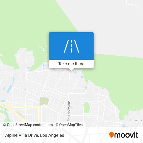 Mapa de Alpine Villa Drive