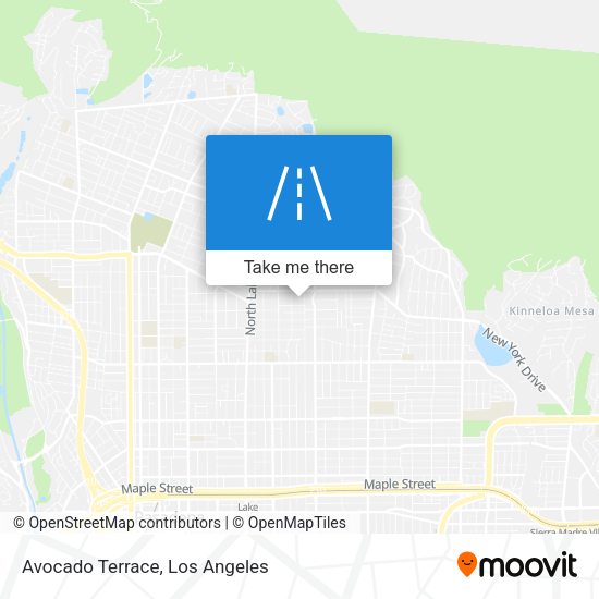 Mapa de Avocado Terrace