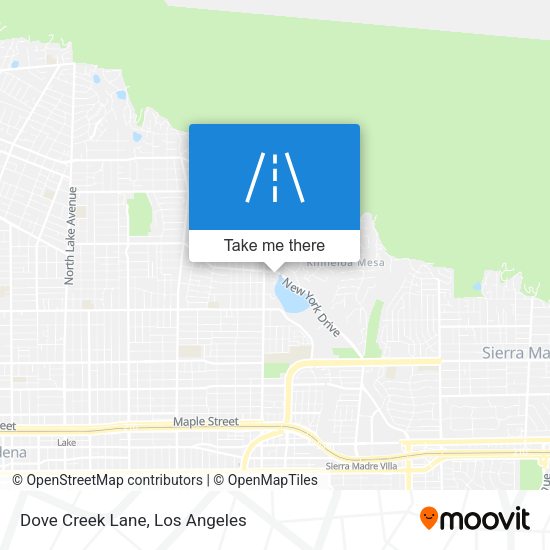 Mapa de Dove Creek Lane