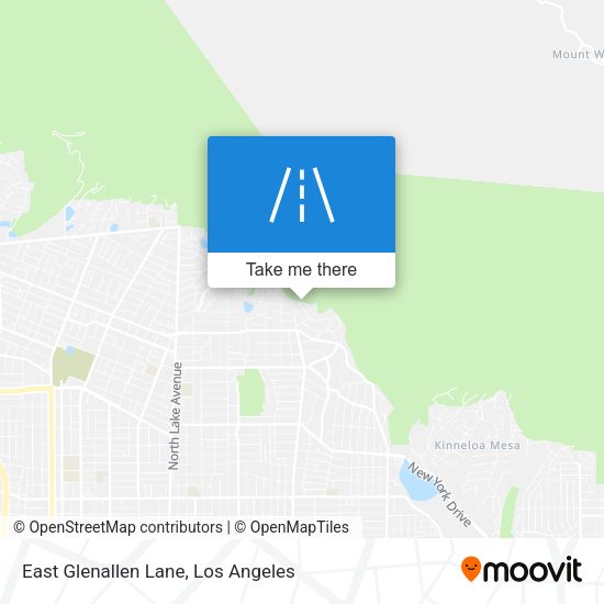 Mapa de East Glenallen Lane