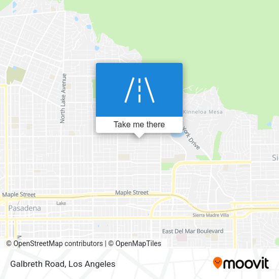 Galbreth Road map